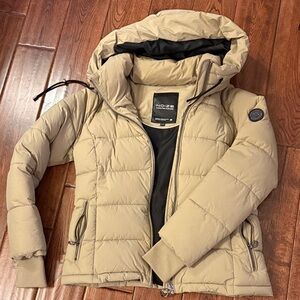 Noize Women's Beige Puffer Jacket